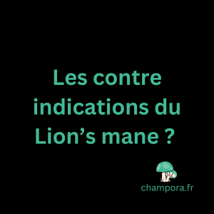 Contre-indications du champignon Lion's Mane