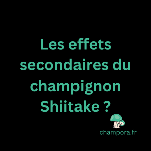 Effets secondaires et contre-indications du Shiitake